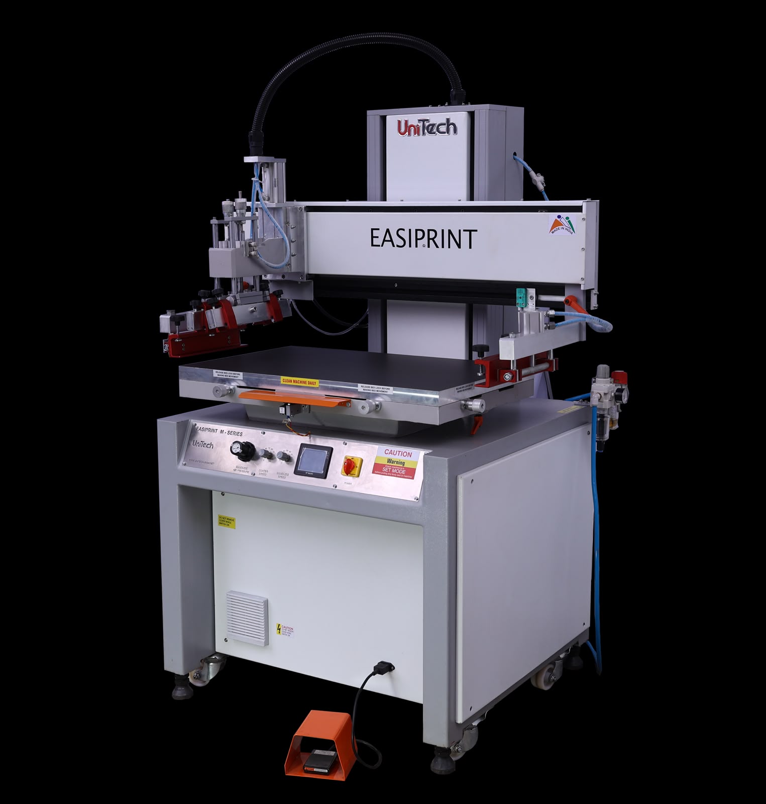 EasiPrint M-Series flatbed screen printing press by UniTech